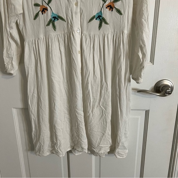 O’Neill Edan Floral Embroidered Babydoll Dress - Picture 8 of 10